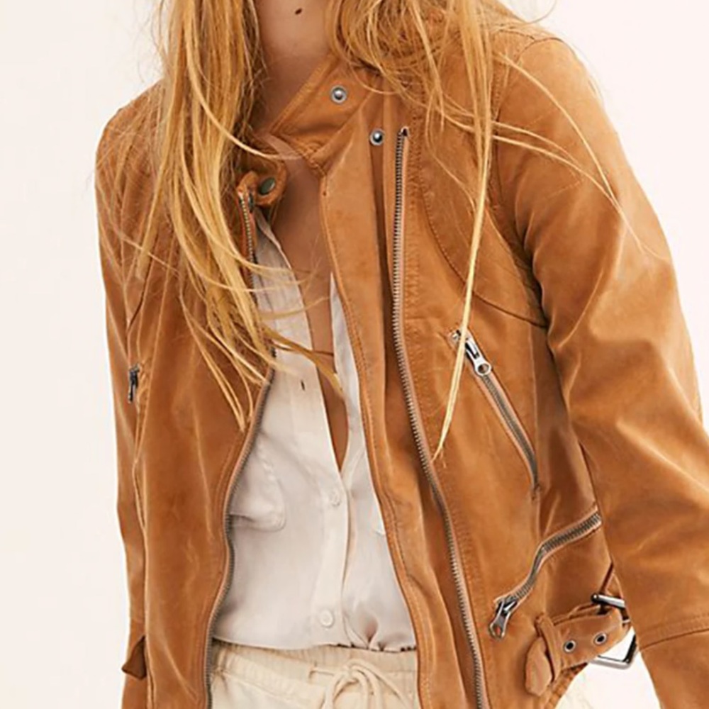 Free People Suede Fenix Jacket